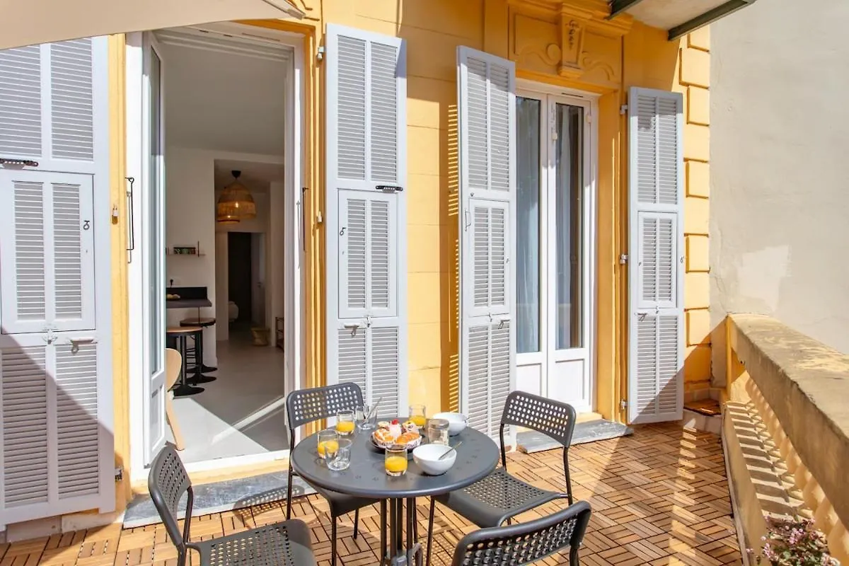 #35 Suite Carlone 5Min From The Beach Ac & Terrace Nice 0*,