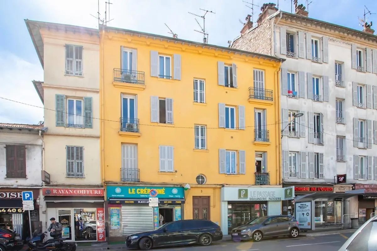 #35 Suite Carlone 5Min From The Beach Ac & Terrace Nice Apartmán