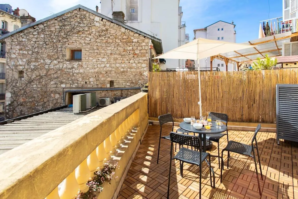 #35 Suite Carlone 5Min From The Beach Ac & Terrace Nice 0*,  France